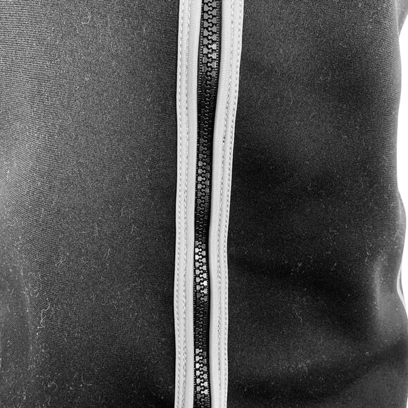 Saunafx Shapewear Waist Trainer Neoprene Vest Full Zip Black Shaper Stretch sz L - Picture 5 of 16